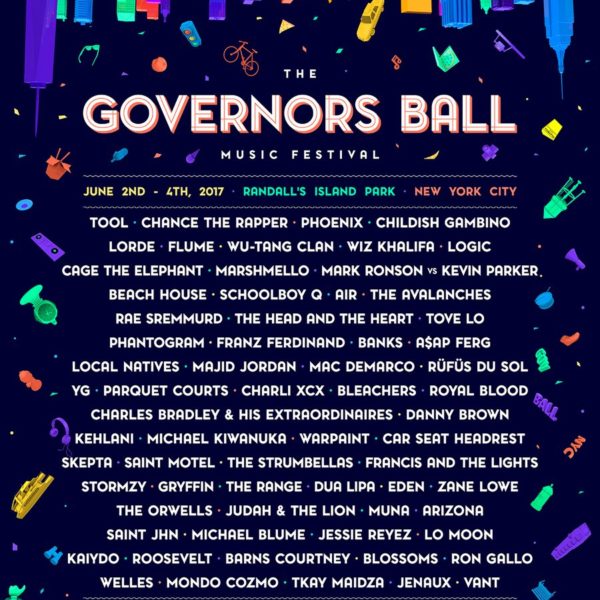 Governor's Ball Lineup