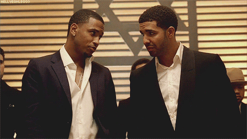 drake and trey songz gif