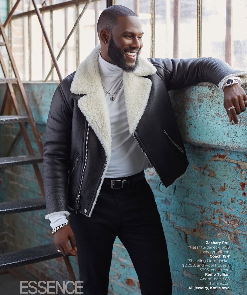 Kofi Siriboe for Essence Magazine photographed by Michael Rowe