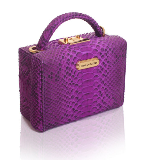 Gift Guide Doris Dorothea Pandora Box in Purple Unbleach $700
