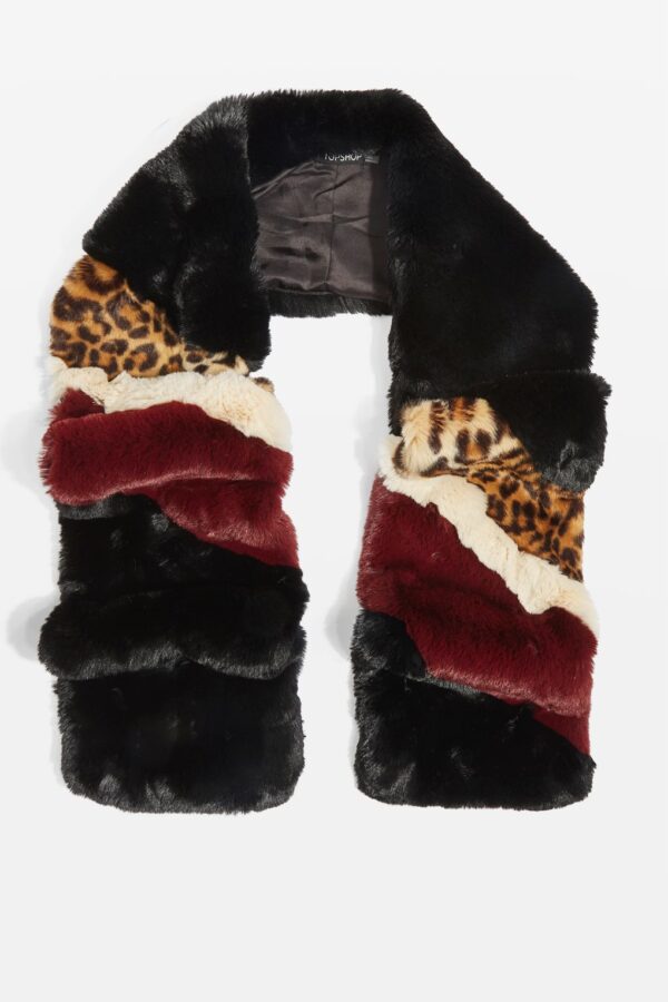 Gift Guide Topshop Leopard Colour Block Scarf $68