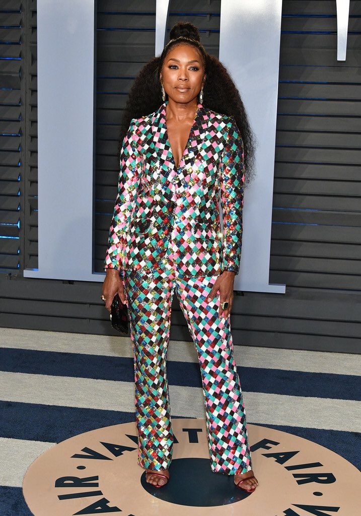 Angela Bassett at the VF Oscars Party via Pinterest - Looks of the Week - March 10th Angela Bassett at the VF Oscars Party via Pinterest
