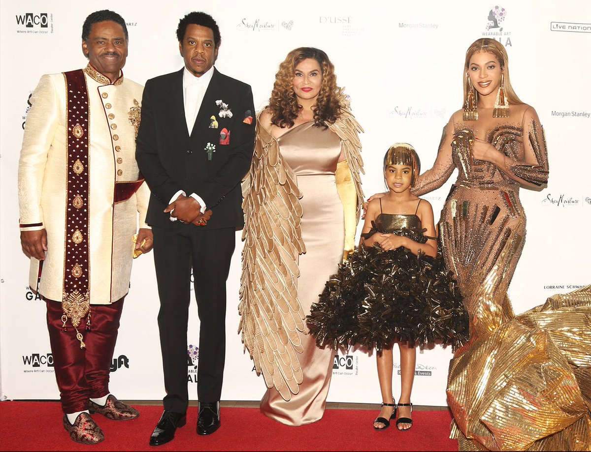 Richard Lawson, JAY-Z, Ms. Tina, Blue-Ivy and Beyoncé via Instagram @beyonce - Looks of the Week - March 24th Richard Lawson, JAY-Z, Ms. Tina, Blue-Ivy and Beyoncé