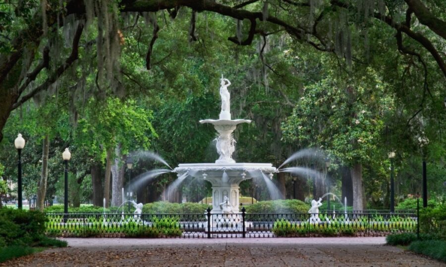 Forsyth Park Fountain in Savannah GA