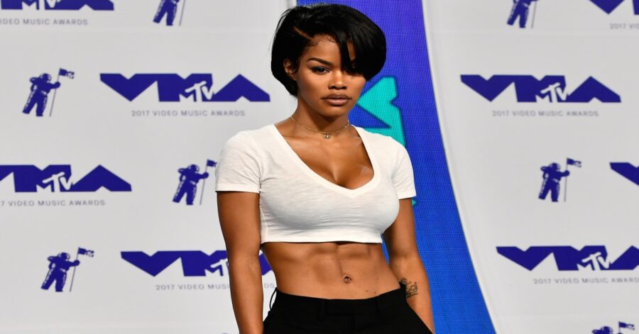 Teyana Taylor attends the 2017 MTV Video Music Awards