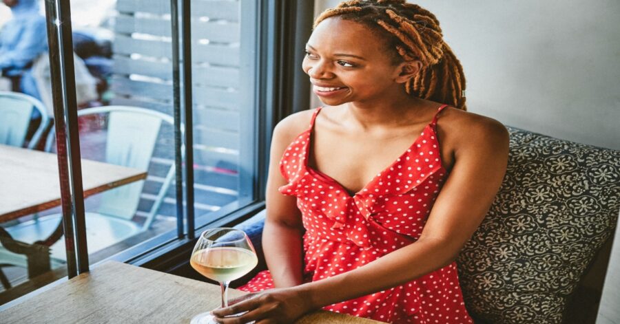 Women taking her time while learning about her partner and herself