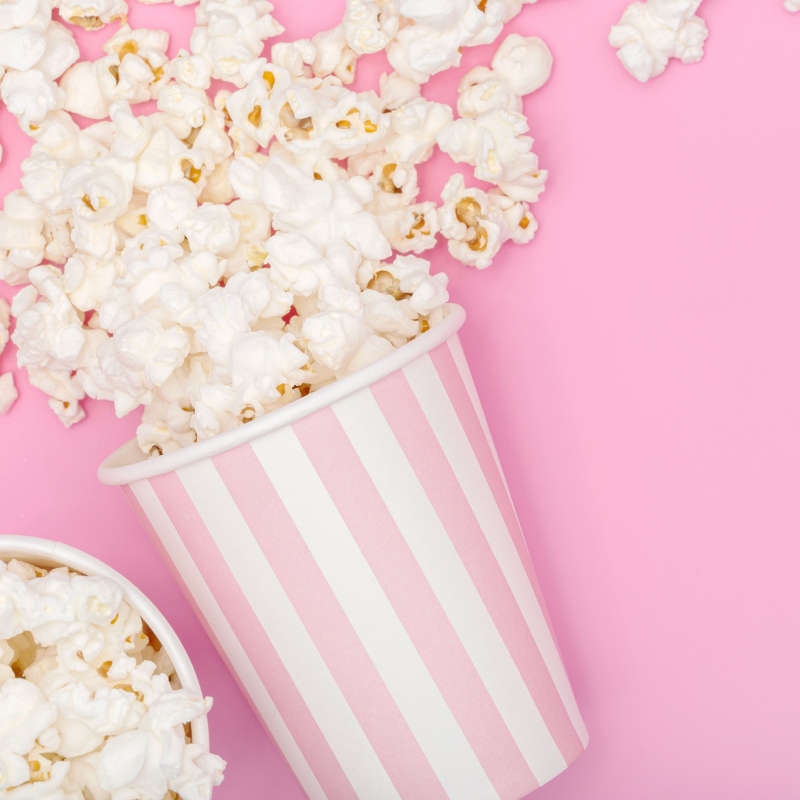 Movie night pink concept