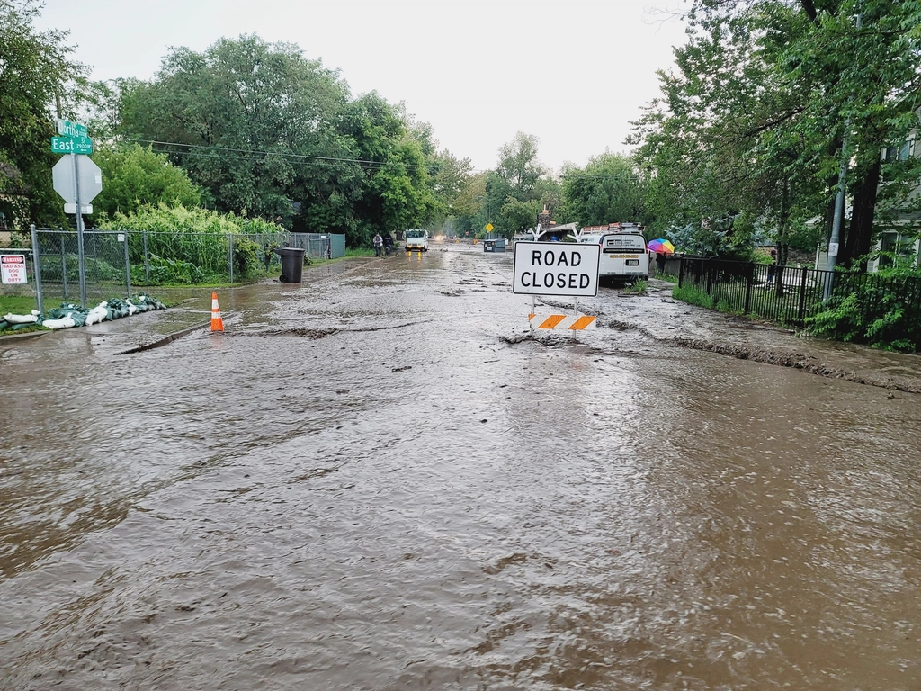 Flooding road closures