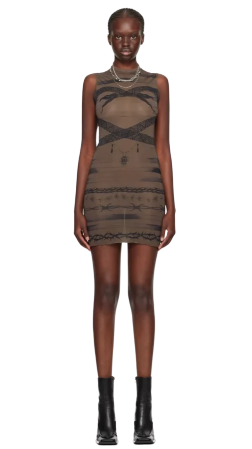 Jean Paul Gaultier Mini Dress From $490 to $196 at SSENCE