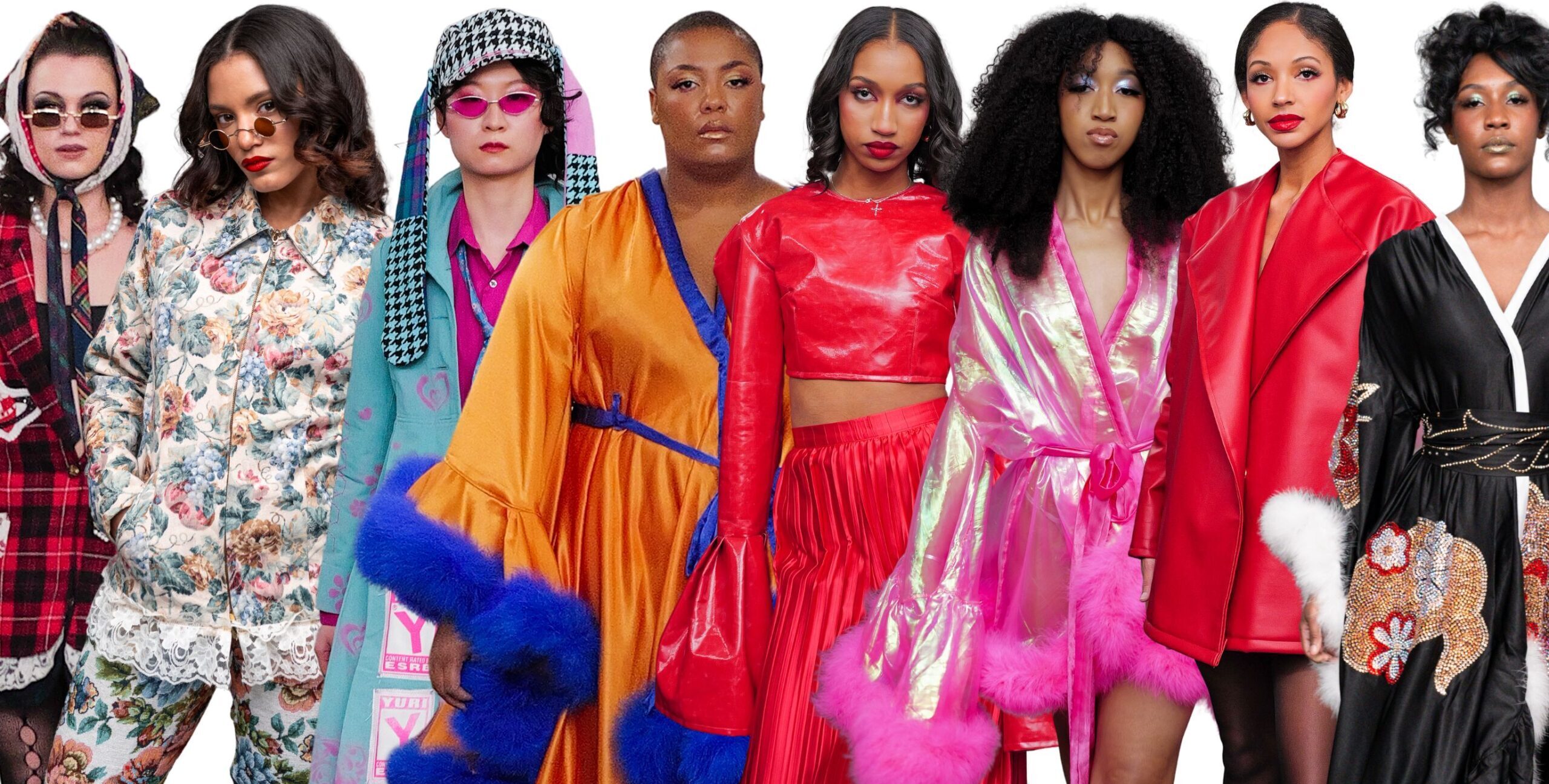 Cut out of models at the NYFW Pop Couture Show.