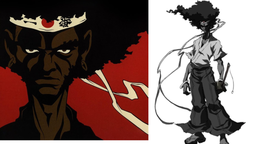 This image has an empty alt attribute; its file name is Afro-Samurai-%E2%80%93-Afro-900x506.png