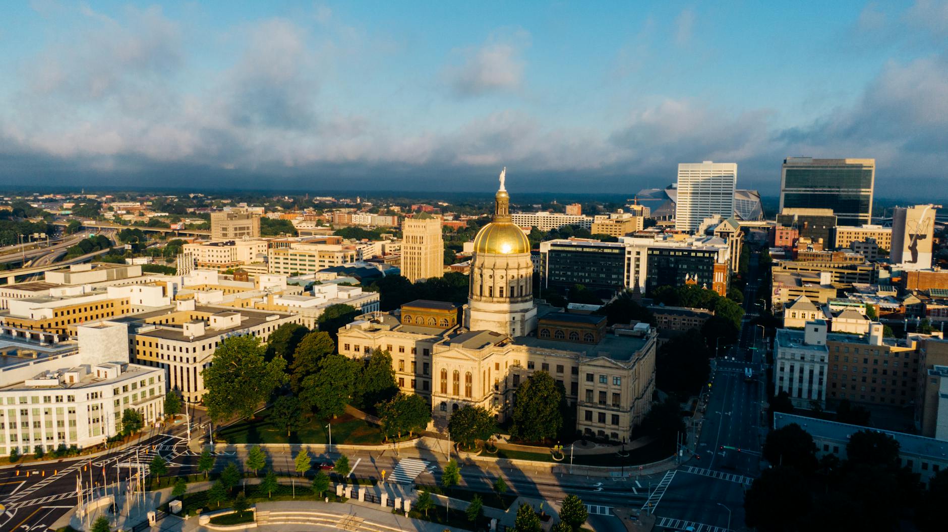 bird s eye view of city